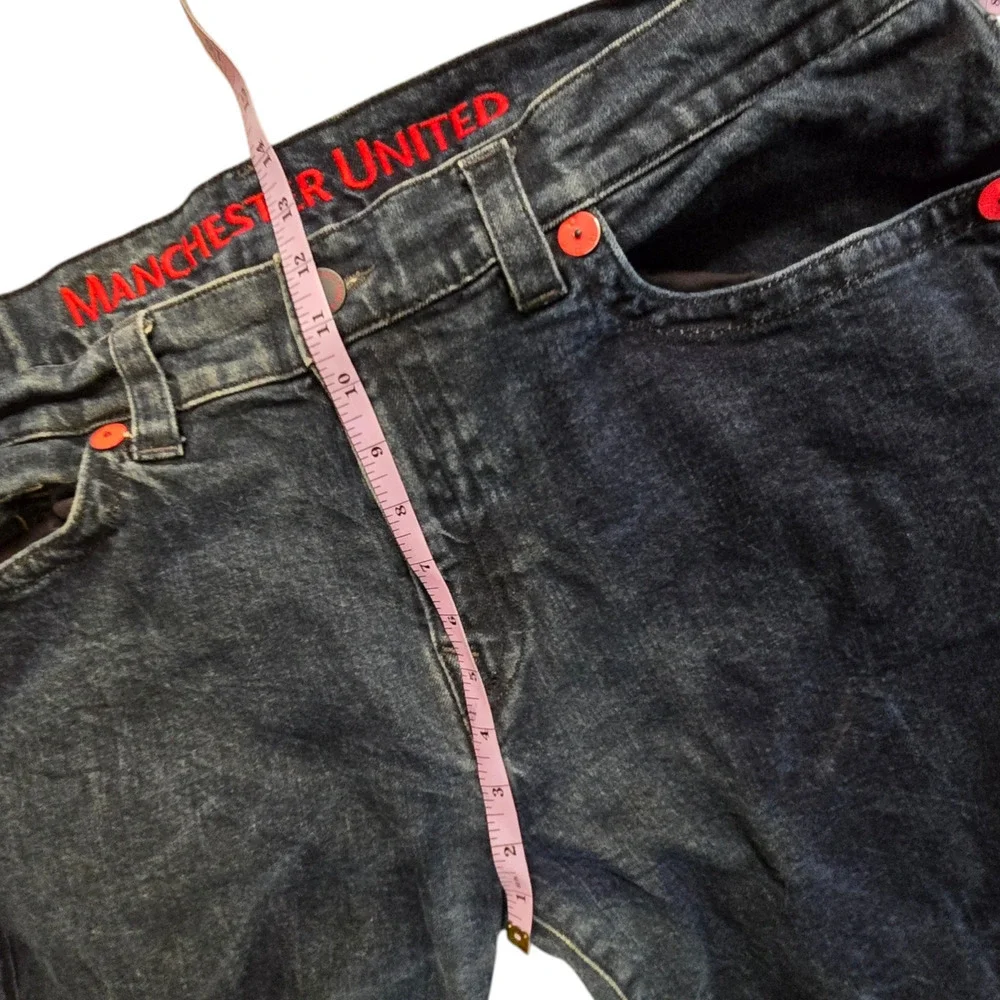 True Religion X Manchester United Skinny Jeans Men’s 40 Stretch Dark Wash 7207